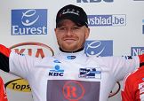 Sébastien Rosseler sul podio della Tre Giorni di La Panne © Bettiniphoto