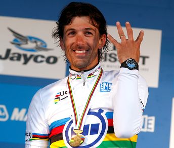 Quattro Mondiali a cronometro vinti da un raggiante Cancellara © Bettiniphoto