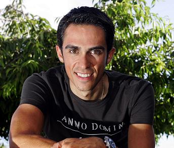 Alberto Contador © Sito uff. del ciclista