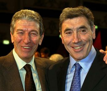 Felice Gimondi e Eddy Merckx, protagonisti dell'epoca d'oro dei grandi giri © MediaOn.it