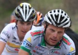 Di Luca e Riccò in azione durante il Giro 2008 © Bettiniphoto