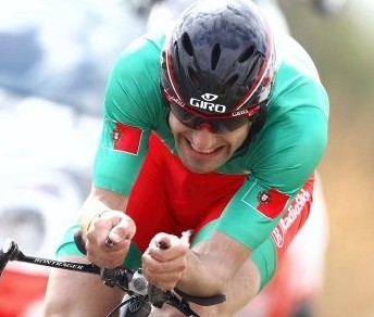 Il campione portoghese a cronometro Tiago Machado © Ouest-France.fr