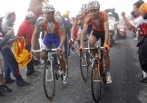 Menchov e Samuel Sánchez appaiati sul Tourmalet: si giocheranno il podio a cronometro © Bettiniphoto