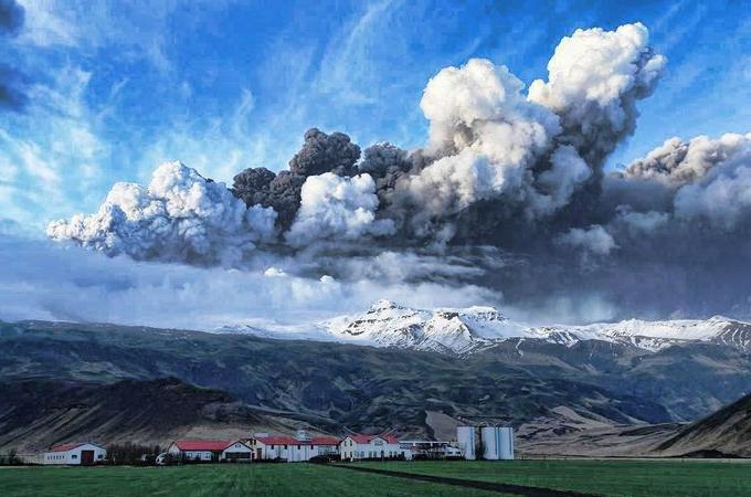 L'eruzione del vulcano islandese Eyjafjallajökull ha condizionato l'Amstel © Rainbowwarrior2005.wordpress.com