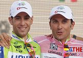Vincenzo Nibali e Ivan Basso, voti alti dopo il Giro - Foto Roberto Bettini