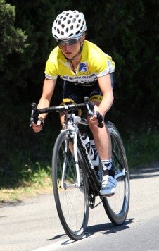 Emma Pooley in azione durante il Tour de l'Aude - Foto CJ Farqhuarson