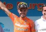 Samuel Sánchez premiato per la sua vittoria nella Vuelta a Burgos 2010 © www.vueltaburgos.com