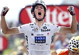 Andy Schleck, prima vittoria al Tour de France per lui - Foto Daylife.com © Reuters