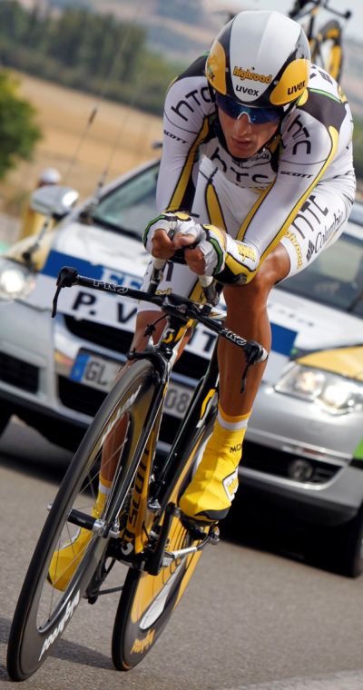 Peter Velits, vincitore della cronometro di Peñafiel - Foto Roberto Bettini