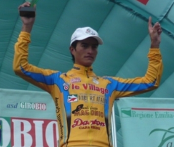 Winner Anacona, vincitore nella tappa di Campo Imperatore © Cicloweb.it