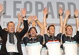 Kim Andersen, Fabian Cancellara, Frank&Andy Schleck, Brian Nygaard: il cuore del nuovo Team Leopard-Trek © Bettiniphoto