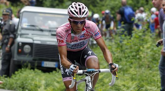 Anche nel tappone del Gardeccia Alberto Contador non si è fatto intimidire dai suoi avversari © Bettiniphoto