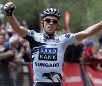 Alberto Contador primo a Sierra Espuña, seconda tappa della Vuelta a Murcia © AP Photo