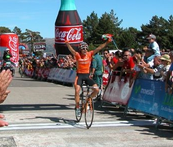 Mikel Landa, vincitore della tappa di Laguna de Neila alla Vuelta a Burgos © www.vueltaburgos.com