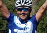 Leandro Carlos Messineo, argentino vincitore in cima al Mirador del Sol © Biciciclismo.com-Barbosa