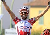 La vittoria di Daniel Moreno a Novi Ligure, davanti a Van Avermaet e Paolini nel Giro del Piemonte © Bettiniphoto