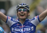 Filippo Pozzato vincente a Sanremo nel 2006 © Bettiniphoto