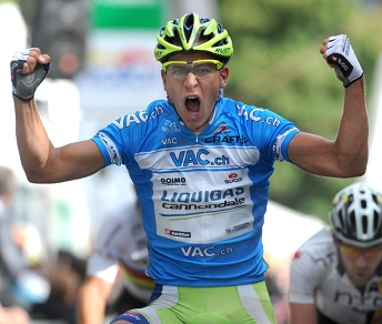 Per Peter Sagan seconda vittoria di tappa al Tour de Suisse 2011 © Bettiniphoto