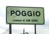 Il cartello indicante la celeberrima frazione di Sanremo - Foto dal web