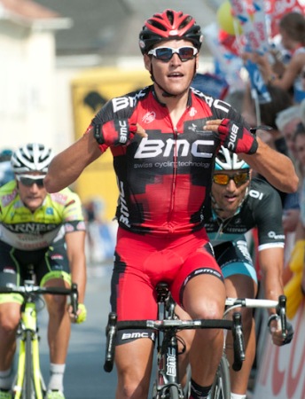 Lo spunto vincente di Greg Van Avermaet e il disappunto di Bennati e De Negri © www.oesterreich-rundfahrt.at
