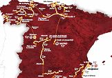 La planimetria della Vuelta a España 2011 © www.lavuelta.com