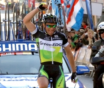 Michael Albasini, vincitore in solitaria della prima tappa della Volta a Catalunya © VoltaCatalunya.cat