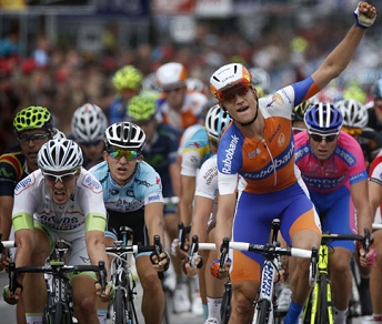 Theo Bos, vincitore a Genk della terza tappa dell'Eneco Tour © sport.be.msn.com/enecotour