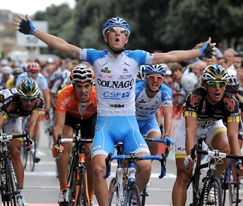 La vittoria di Modolo a Verona nell'ultima tappa del Brixia Tour 2011: si ripartirà da dove eravamo rimasti? © Bettiniphoto