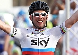 Mark Cavendish felice per la seconda vittoria di tappa in Qatar © TeamSky.com