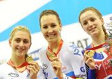 L'Inseguimento a squadre femminile è una miniera d'oro per la Gran Bretagna: a Glasgow oro per Trott, King e Barker © British Cycling