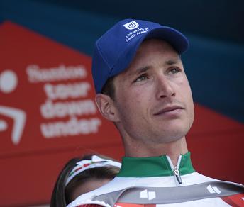 William Clarke, vincitore della seconda tappa del Tour Down Under 2012 © Bettiniphoto