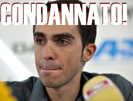 Finisce con una condanna davanti al TAS il caso clenbuterolo che ha coinvolto Alberto Contador © 20minutes.fr