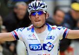 Pierrick Fédrigo batte Rinaldo Nocentini sul Col de l'Ospedale © Equipe.fr