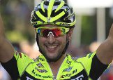 Oscar Gatto esulta dopo la vittoria al Giro del Veneto © Bettiniphoto