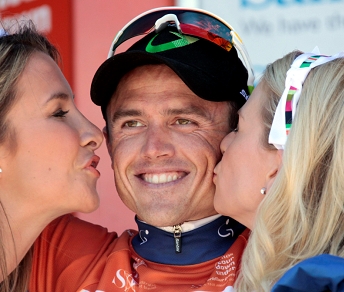Simon Gerrans, beato vincitore del Tour Down Under 2012 © Bettiniphoto