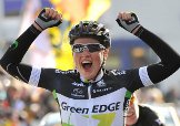 Prima vittoria europea per la GreenEDGE, con la Gunnewijk che conquista il suo primo Het Nieuwsblad © Het Nieuwsblad