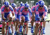 La Lampre impegnata nella cronosquadre di Venaria, allo scorso Giro d'Italia © teamlampre.it