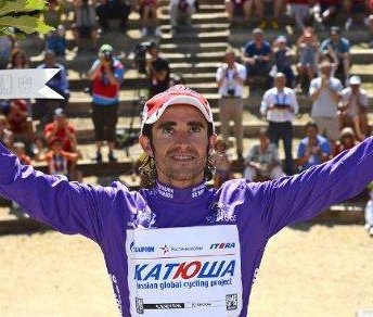 Il vincitore della Vuelta a Burgos Daniel Moreno - Foto da sportitalia.com