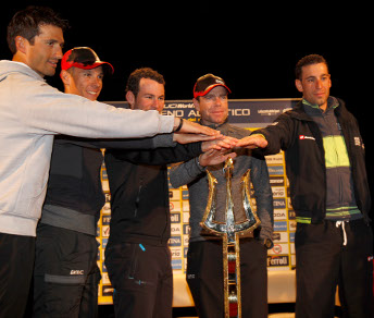 Bennati, Gilbert, Cavendish, Evans e Nibali saranno tra i protagonisti della Tirreno-Adriatico © Bettiniphoto