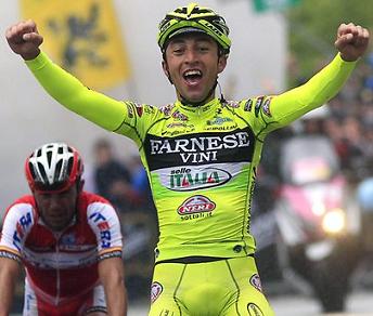 La vittoria di Matteo Rabottini al Giro d'Italia è uno dei momenti più esaltanti del 2012 della Farnese Vini © Perthnow.com.au