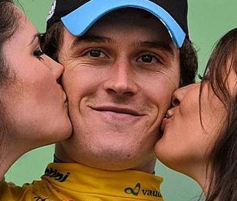 Geraint Thomas, primo leader del Tour de Romandie 2012 © LeSoir.be