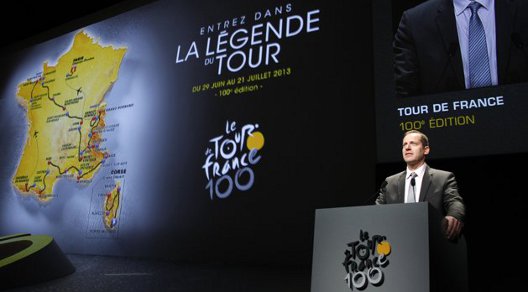 Il direttore del Tour de France Christian Prudhomme presenta il percorso della 100a Grande Boucle © it.eurosport.yahoo.com