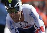 Svein Tuft impegnato nella crono vinta ad Aardoie all'Eneco Tour © sport.be.msn.com/enecotour