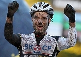 Niels Albert, primo in solitaria ad Hamme-Zogge © superprestigecyclocross.be