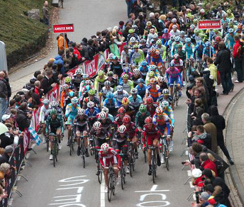 Saranno quattro le scalate al Cauberg, salita decisiva dell'Amstel Gold Race © wielerflits.nl