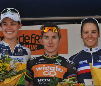 Quarta vittoria consecutiva alla Route de France per Giorgia Bronzini, prima anche a Briare © Laurent Duflot