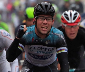 Mark Cavendish, vincitore a Treviso della sua terza tappa nel Giro 2013 © Bettiniphoto