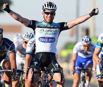 A Mesaieed Mark Cavendish ottiene la sua seconda vittoria stagionale © omegapharma-quickstep.com