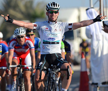 Ad Al Khor Corniche Mark Cavendish si prende tappa e maglia di leader © omegapharma-quickstep.com