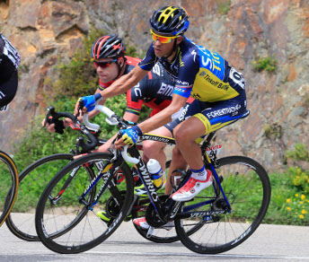 Alberto Contador (con Evans), battuto illustre di oggi © Bettiniphoto